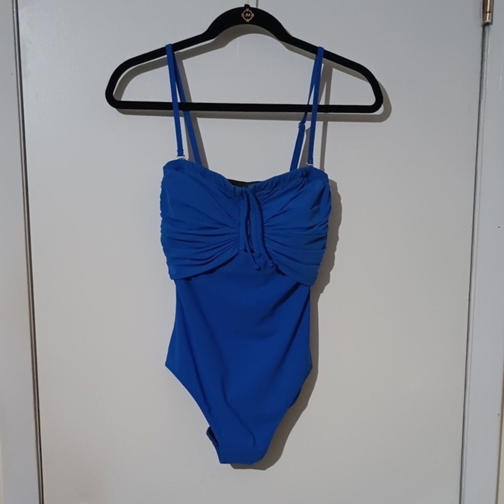 Gottex One Piece Swim Suit Size 8 Adjustable And Detachable Straps Built In Bra